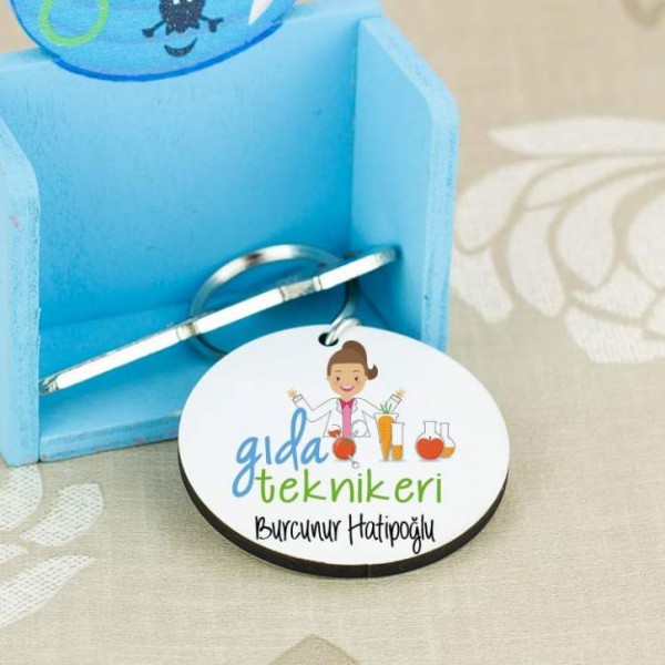 Gıda Teknikeri Anahtarlık