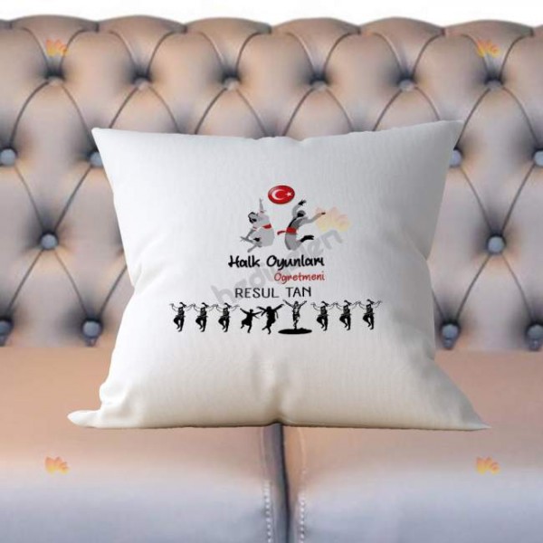 Halk Oyunları Öğretmenine Hediye Yastık 002
