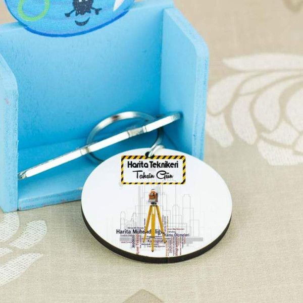 Harita Teknikeri Anahtarlık