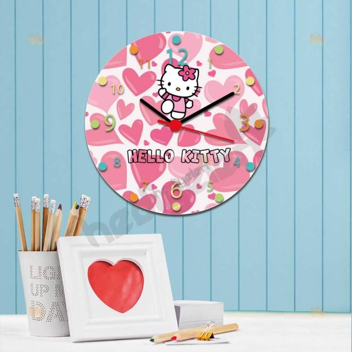 Hello Kitty Duvar Saati