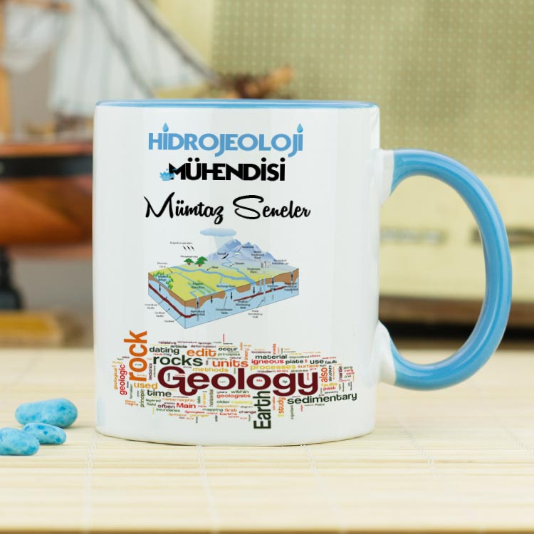 Hidrojeoloji Mühendisi Kupa Bardak - Mavi Hidrojeoloji Mühendisi Kupa Bardak - Mavi