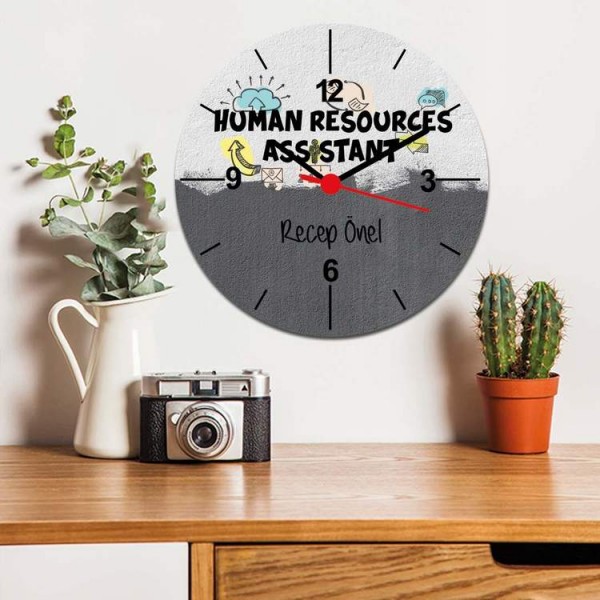 Human Resources Assistant Duvar Saati