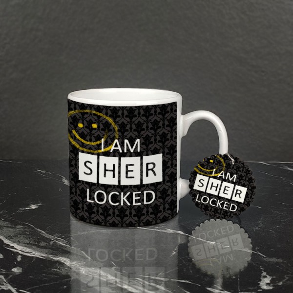 I Am Sherlocked Kupa Bardak ve Anahtarlık Set 002