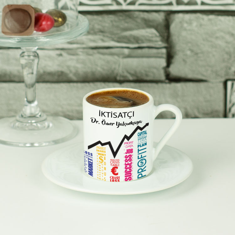 İktisatçı Grafik Tasarım Kahve Fincanı