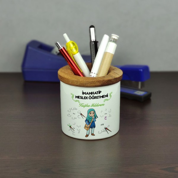İmamhatip Meslek Öğretmeni Seramik Kalemlik