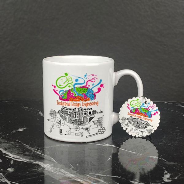 Industrial Design Engineering Kupa Bardak ve Anahtarlık Set