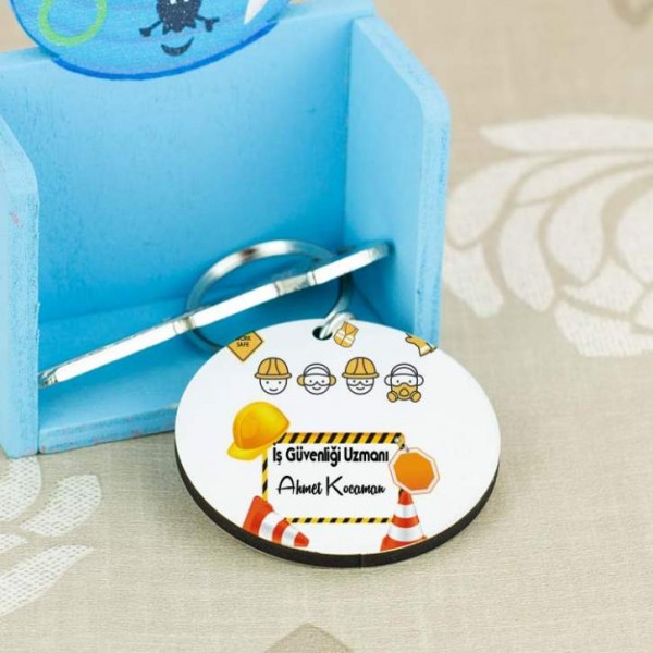 İş Güvenliği Uzmanı Anahtarlık 001