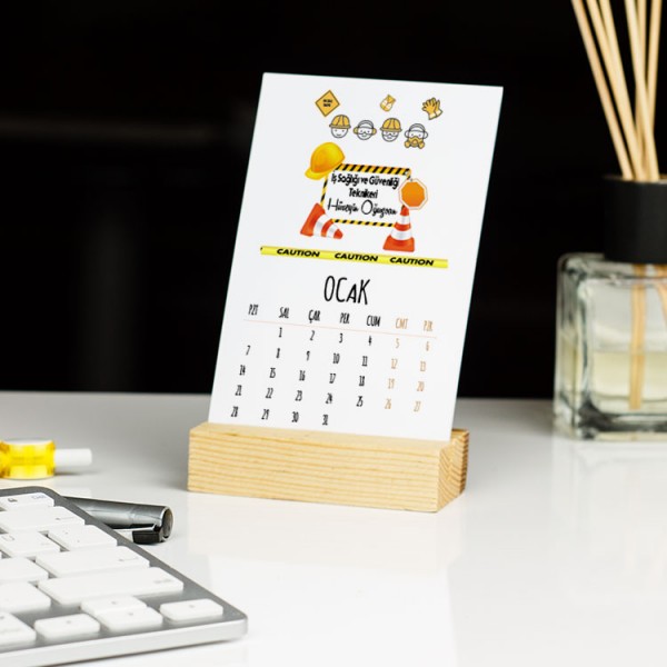 İş Sağlığı ve Güvenliği Teknikeri Masa Takvimi