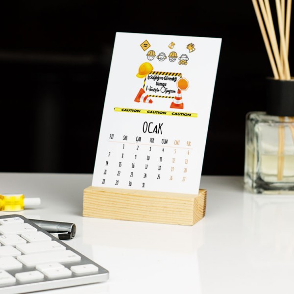 İş Sağlığı ve Güvenliği Uzmanı Masa Takvimi