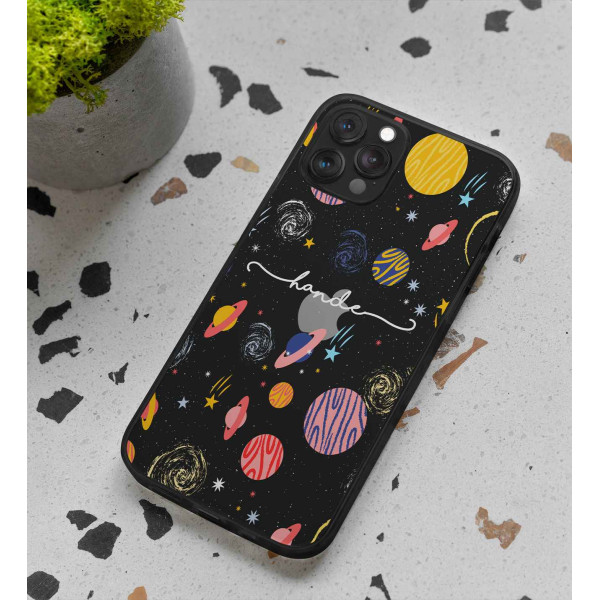 İsimli Evren Tasarımlı Telefon Kılıfı (Sadece iPhone Modelleri)