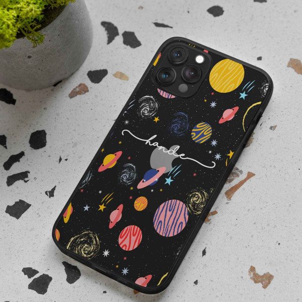 İsimli Evren Tasarımlı Telefon Kılıfı (Sadece iPhone Modelleri)