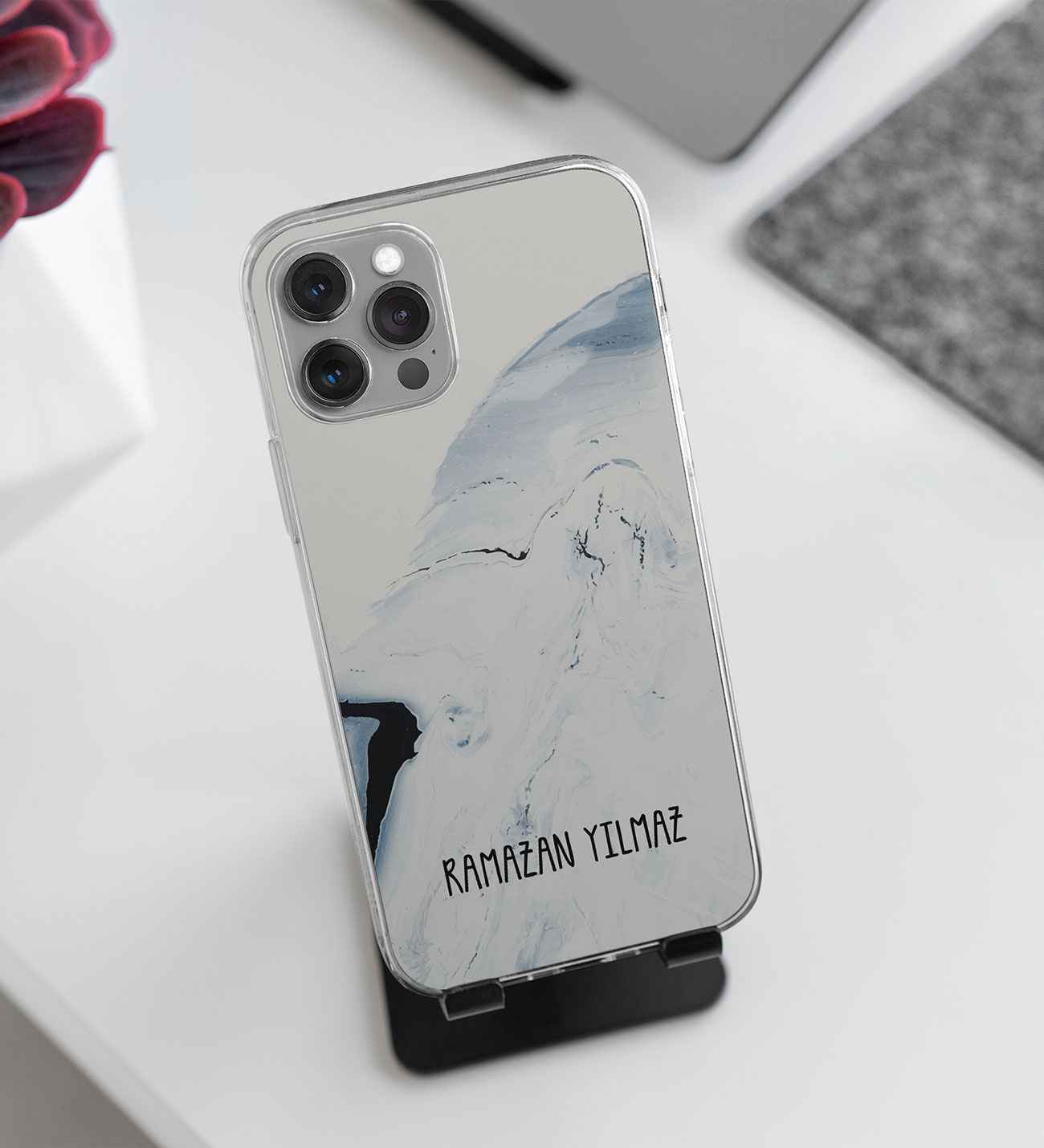 İsimli Granit Tasarımlı Telefon Kılıfı (Sadece iPhone Modelleri) İsimli Granit Tasarımlı Telefon Kılıfı (Sadece iPhone Modelleri)