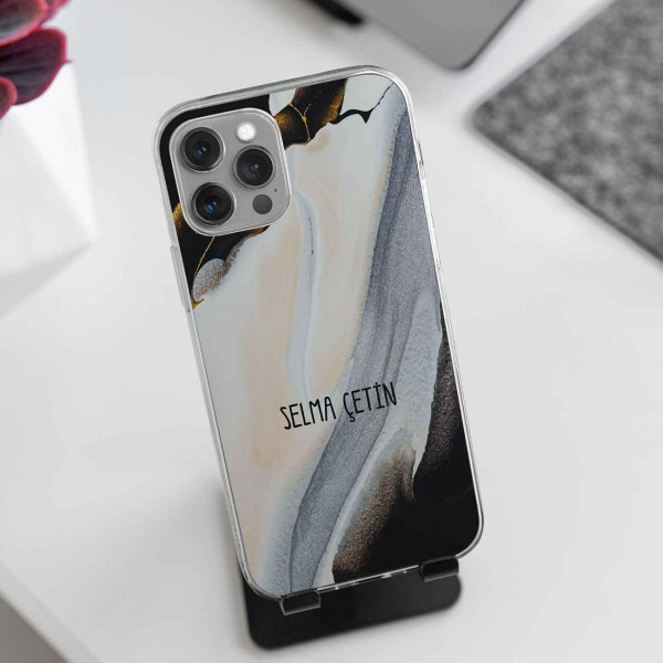 İsimli Modern Tasarımlı Telefon Kılıfı (Sadece iPhone Modelleri)