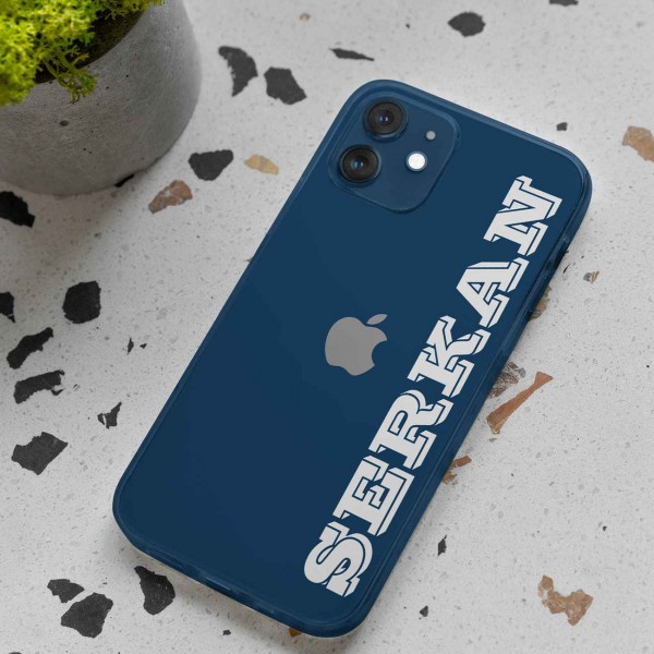 İsimli Şeffaf Telefon Kılıfı (Sadece iPhone Modelleri)