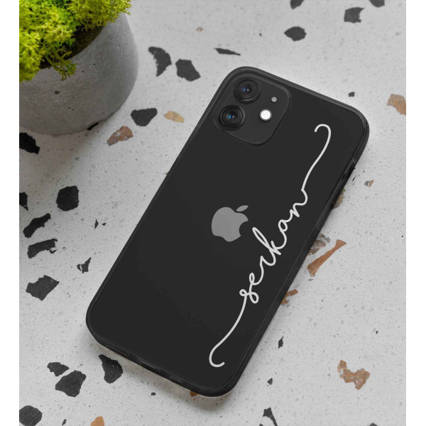 İsme Özel Şeffaf Telefon Kılıfı (Sadece iPhone Modelleri)
