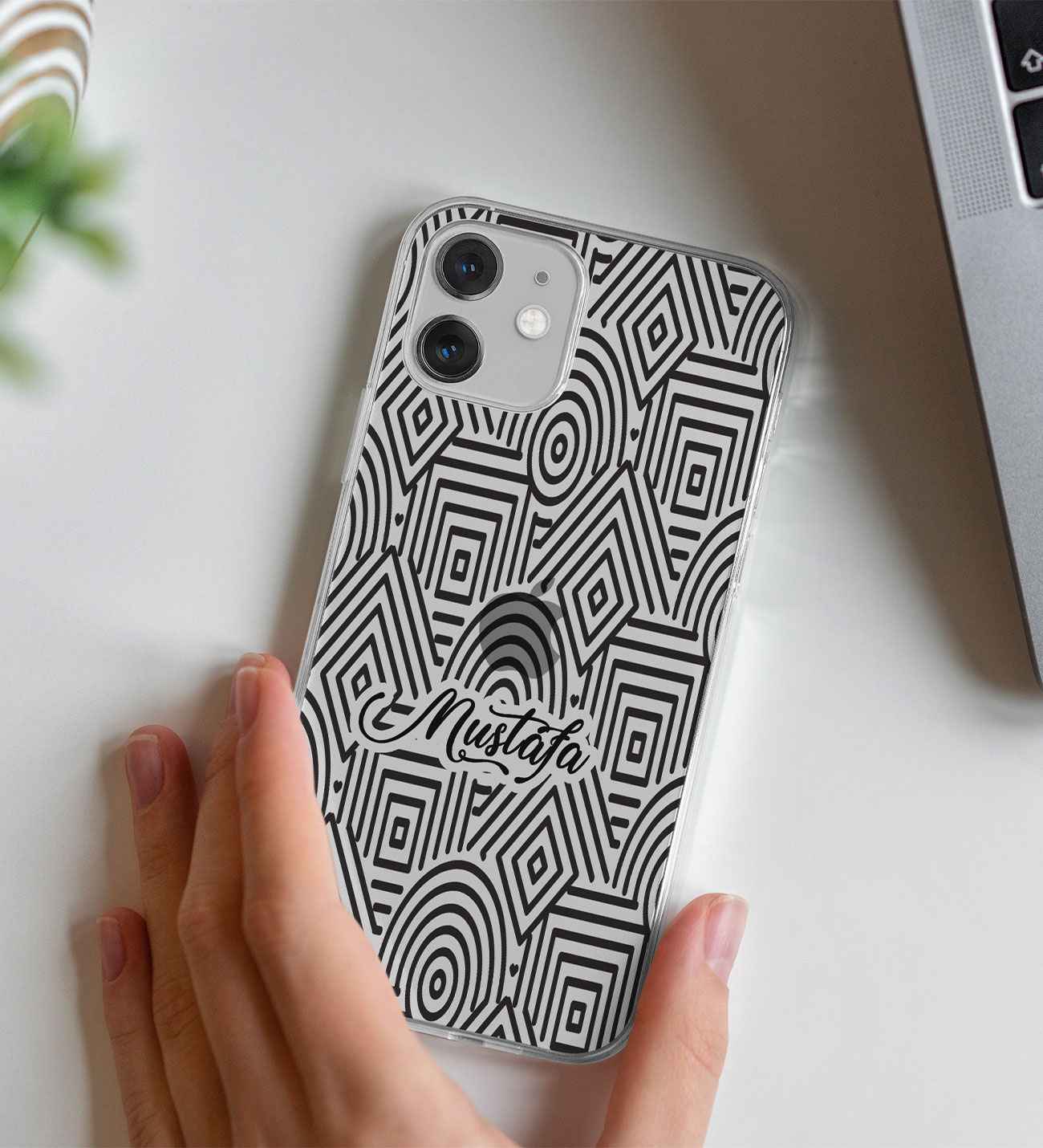 İsme Özel Yeşil Çizgili Telefon Kılıfı (Sadece iPhone Modelleri) İsme Özel Yeşil Çizgili Telefon Kılıfı (Sadece iPhone Modelleri)