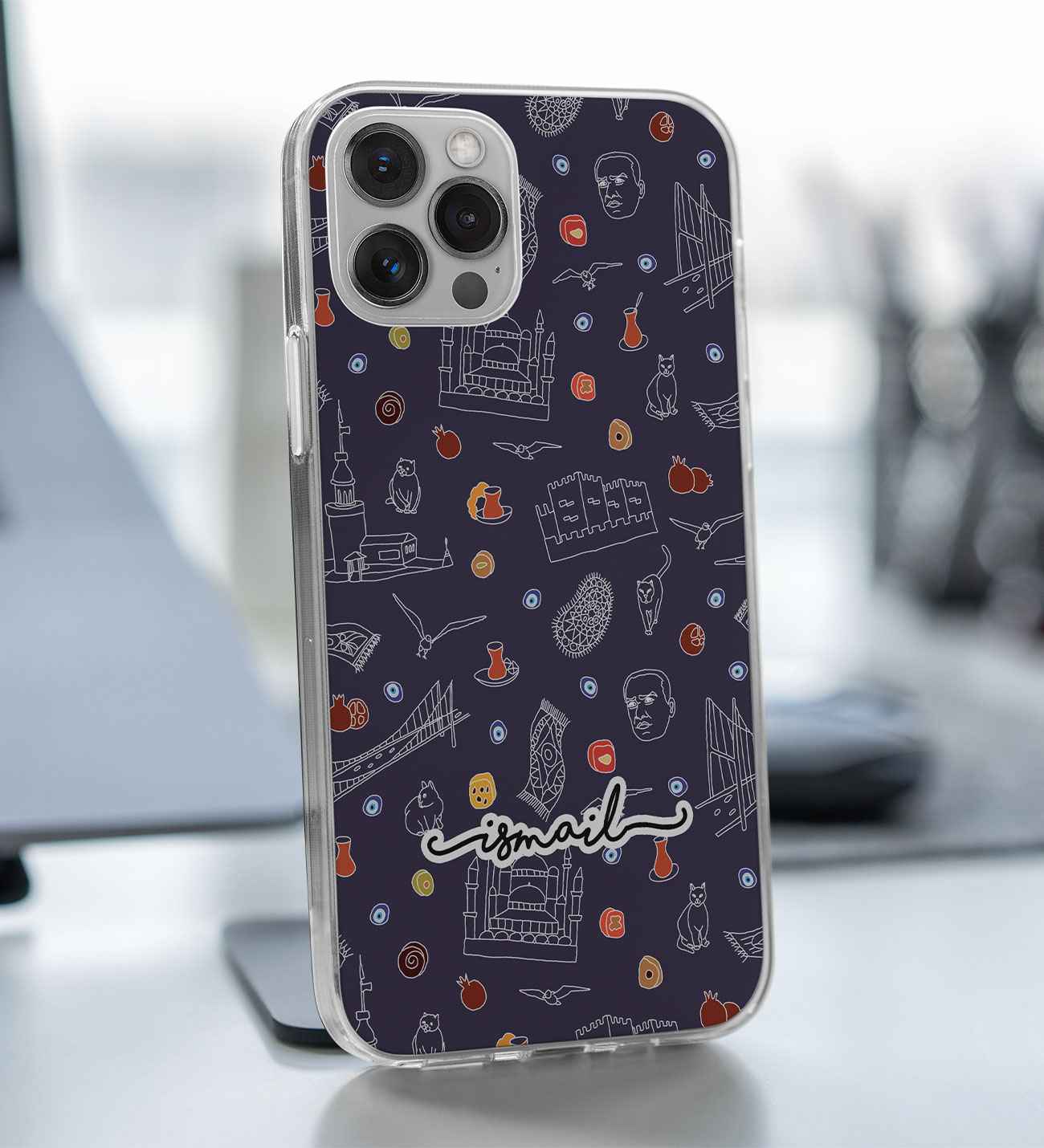 İstanbul Arkaplanlı Telefon Kılıfı (Sadece iPhone Modelleri) İstanbul Arkaplanlı Telefon Kılıfı (Sadece iPhone Modelleri)