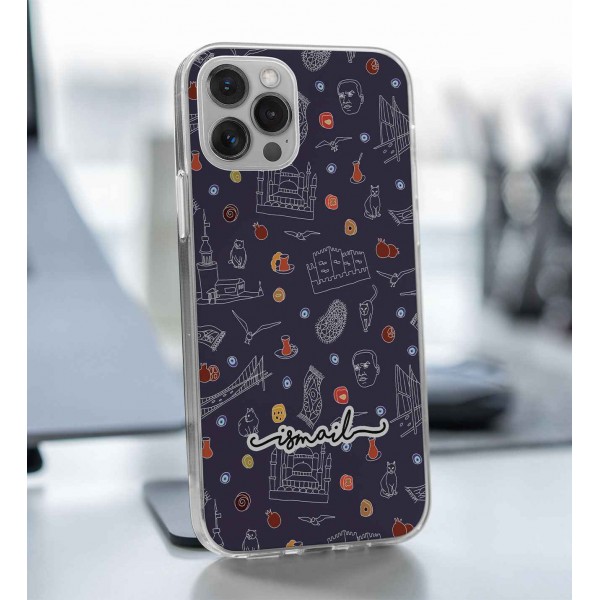 İstanbul Arkaplanlı Telefon Kılıfı (Sadece iPhone Modelleri)