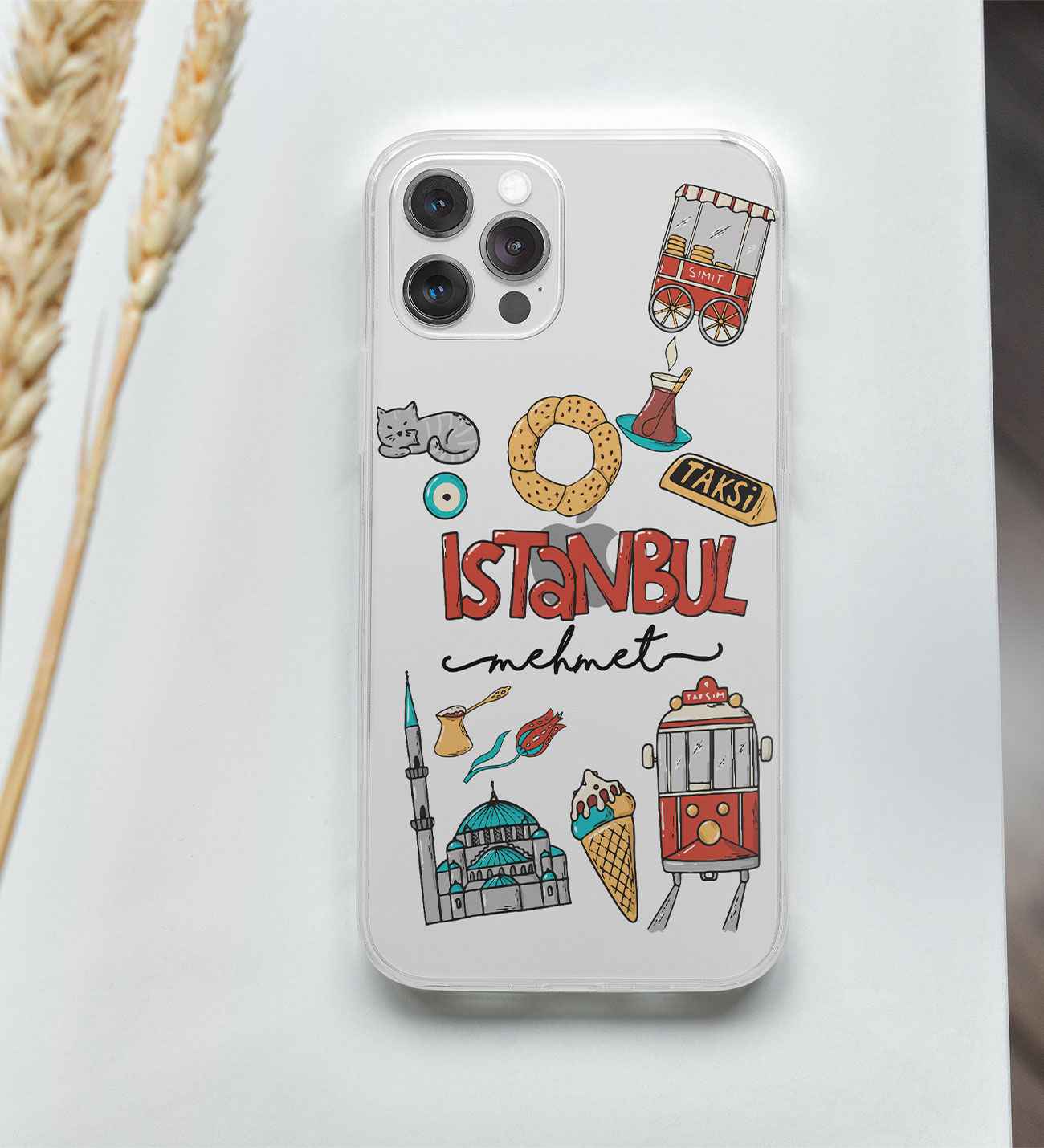 İstanbul Aşıklarına Özel İsimli Telefon Kılıfı (Sadece iPhone Modelleri)