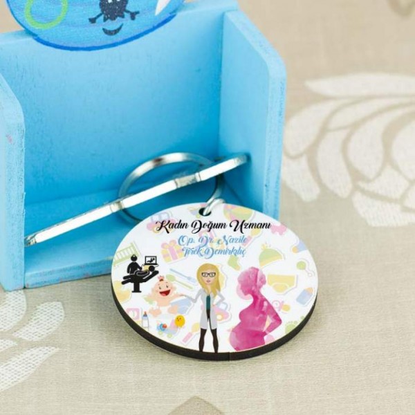 Kadın Doğum Uzmanı Anahtarlık