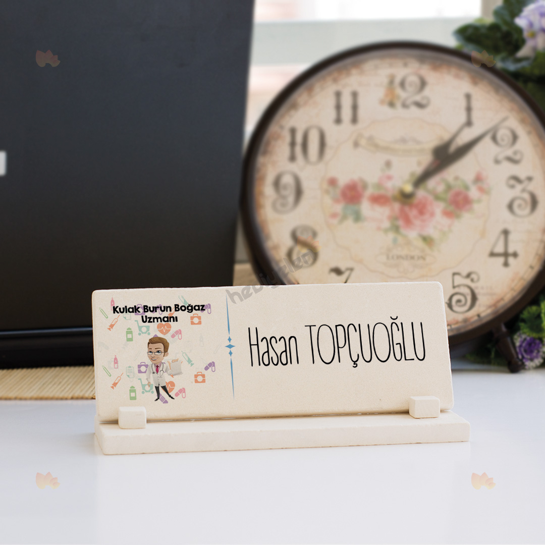 KBB Uzmanı Erkek Figür Taş İsimlik KBB Uzmanı Erkek Figür Taş İsimlik