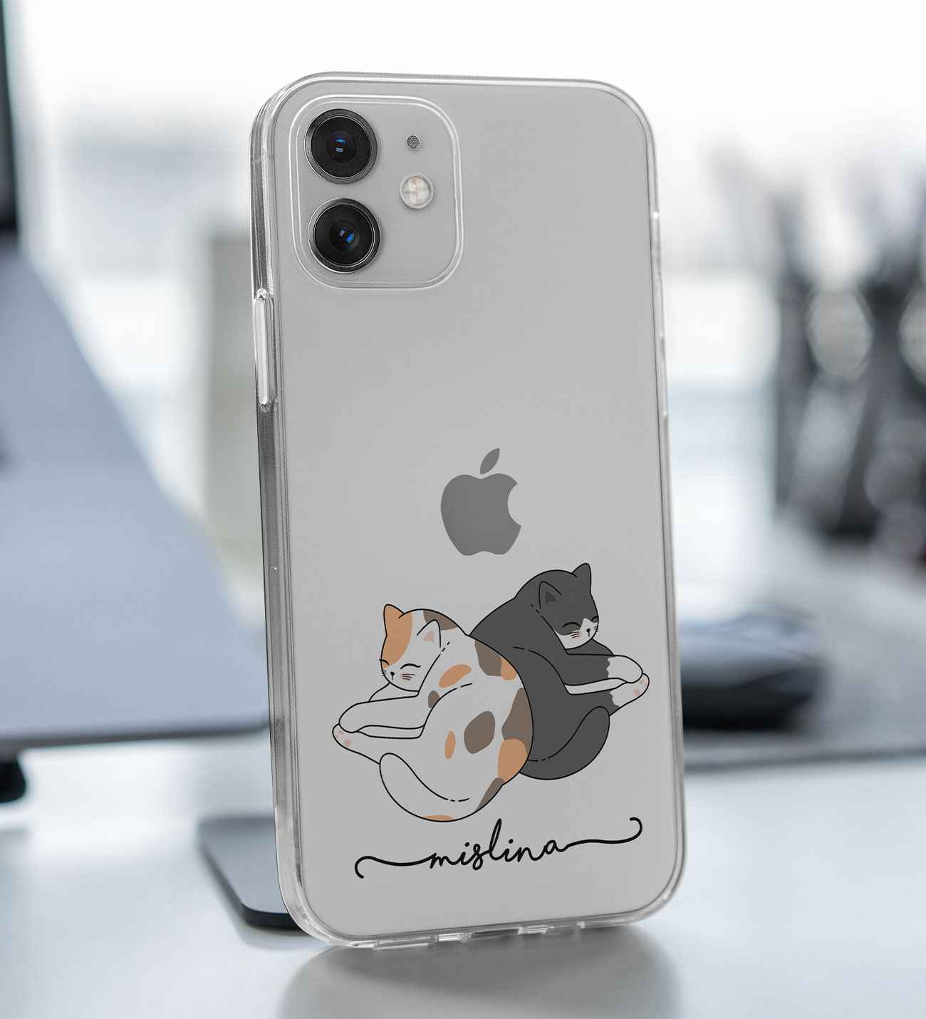 Kedi Severlere Kişiye Özel Telefon Kılıfı (Sadece iPhone Modelleri)