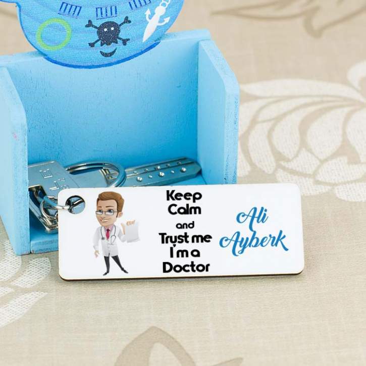 Keep Kalm Doctor Anahtarlık