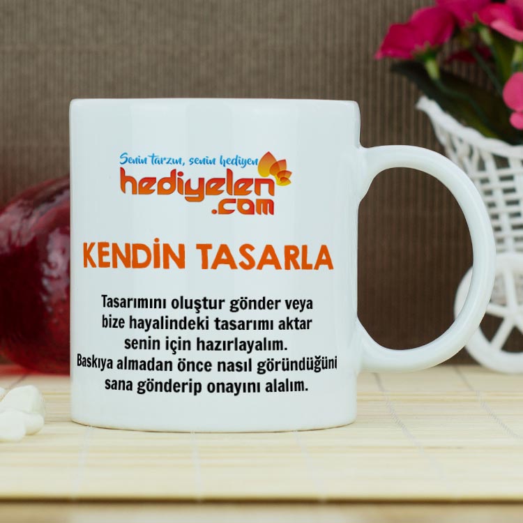 Kendin Tasarla Kupa Bardak