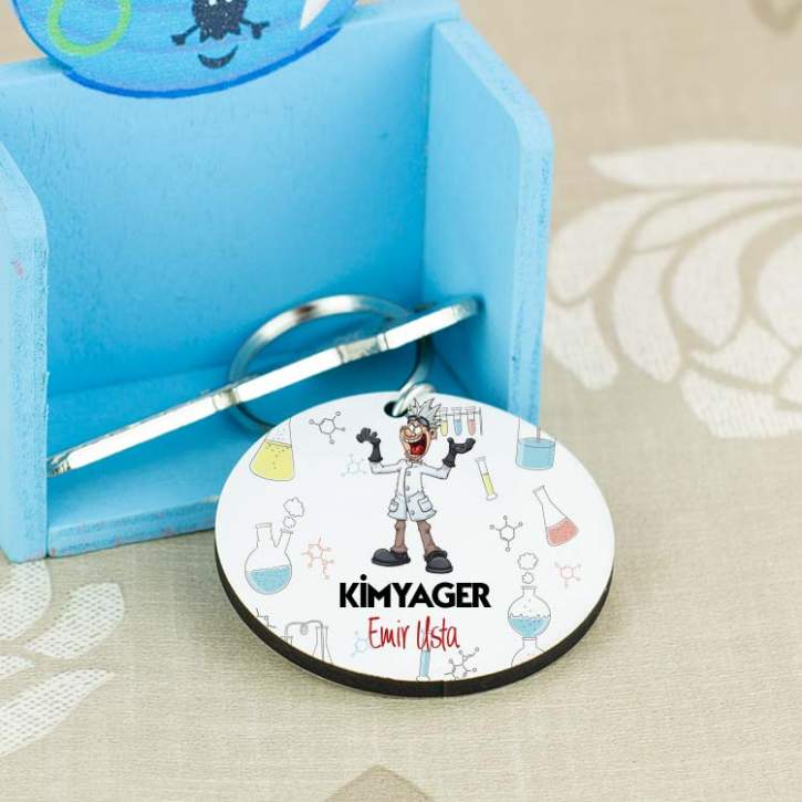 Kimyager Erkek Figür Anahtarlık Kimyager Erkek Figür Anahtarlık