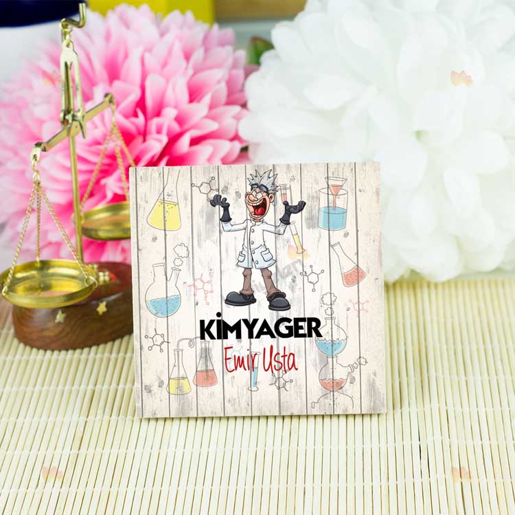 Kimyager Kupa Bardak - Kırmızı Kimyager Kupa Bardak - Kırmızı