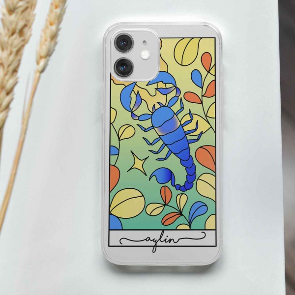 Kişiye Özel Akrep Burcu Telefon Kılıfı (Sadece iPhone Modelleri)