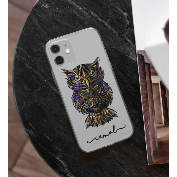 Kişiye Özel Baykuş Tasarımlı Telefon Kılıfı (Sadece iPhone Modelleri)