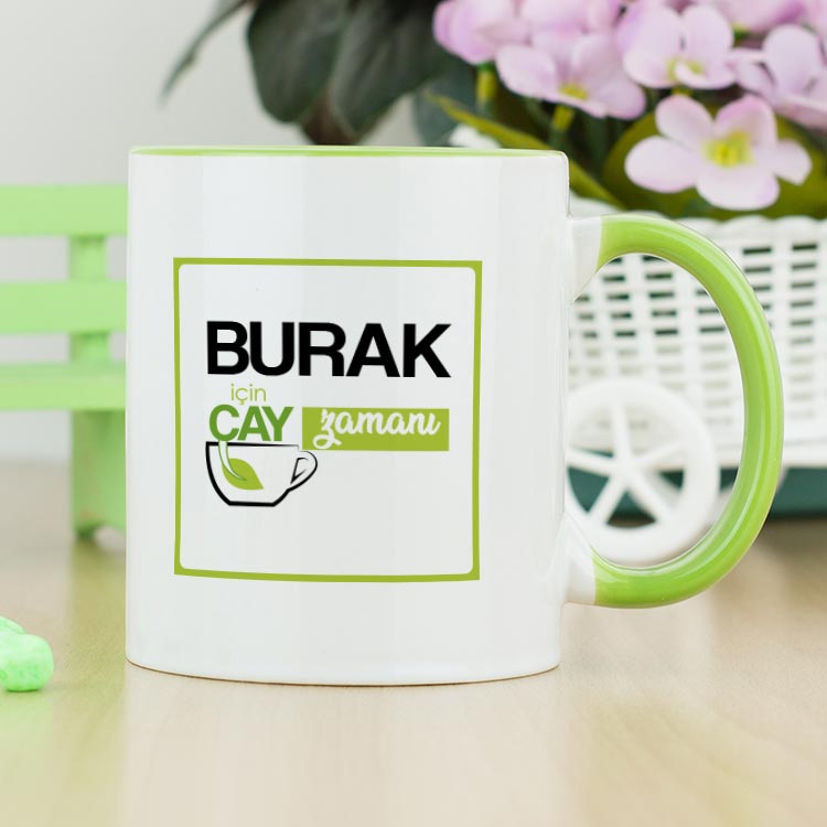 Kişiye Özel Çay Zamanı Kupa Bardak Kişiye Özel Çay Zamanı Kupa Bardak