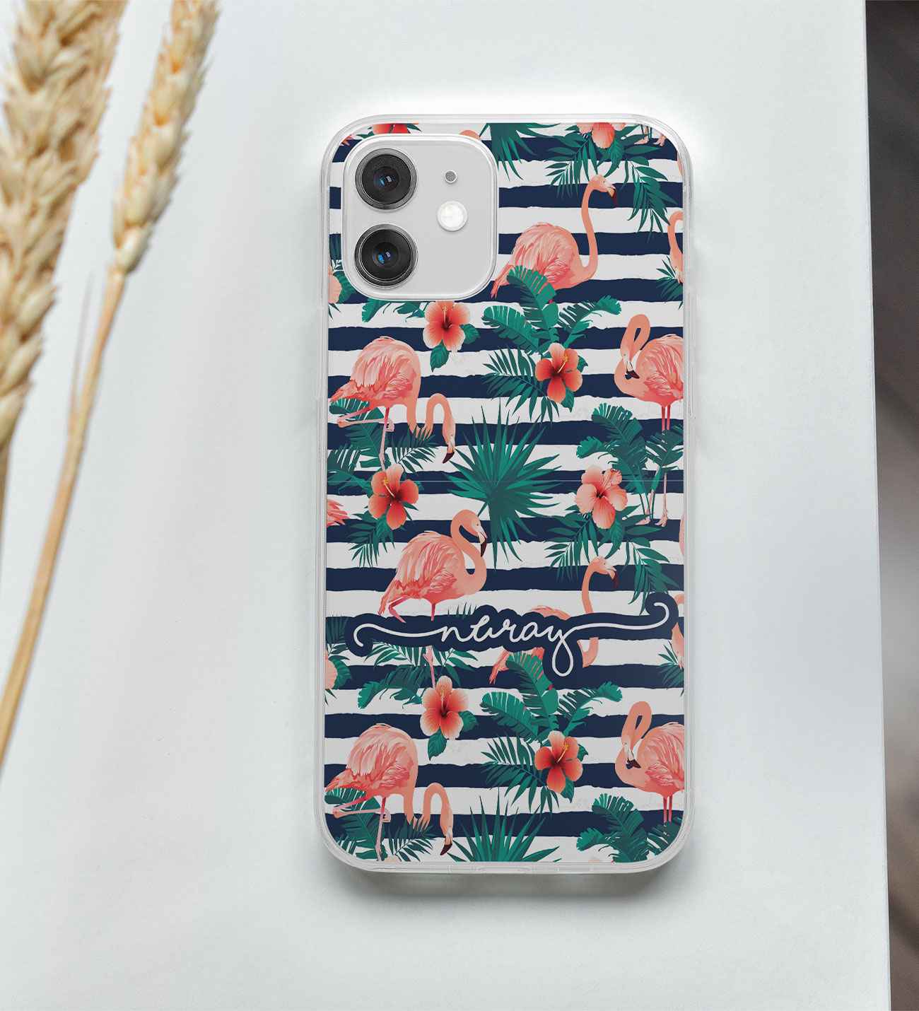 Kişiye Özel Flamingo Telefon Kılıfı (Sadece iPhone Modelleri)