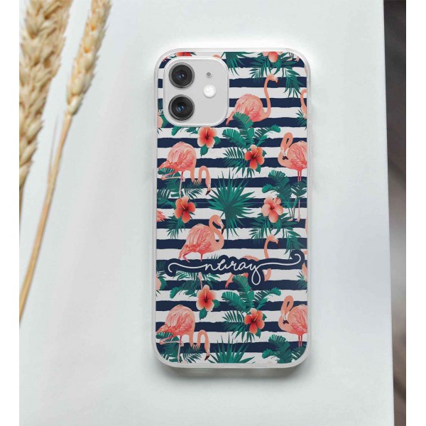 Kişiye Özel Flamingo Telefon Kılıfı (Sadece iPhone Modelleri)