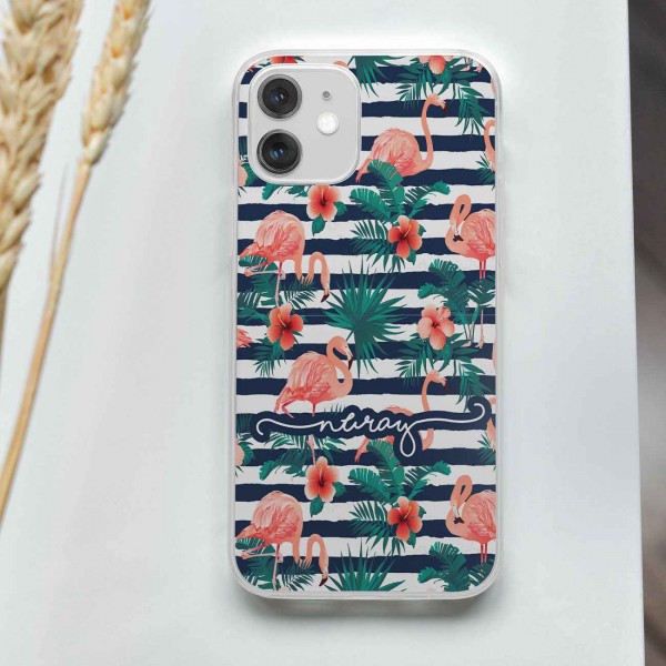 Kişiye Özel Flamingo Telefon Kılıfı (Sadece iPhone Modelleri)