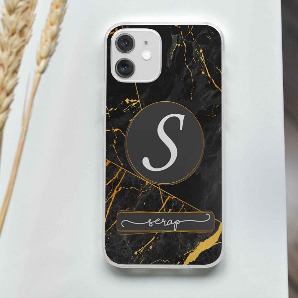Kişiye Özel Gold Granit Tasarımlı Telefon Kılıfı (Sadece iPhone Modelleri)