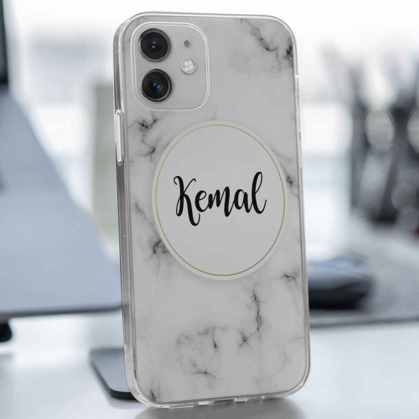 Kişiye Özel Granit Desenli Telefon Kılıfı (Sadece iPhone Modelleri)