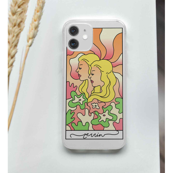 Kişiye Özel İkizler Burcu Telefon Kılıfı (Sadece iPhone Modelleri)