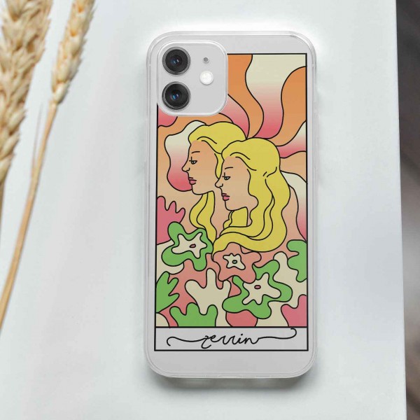 Kişiye Özel İkizler Burcu Telefon Kılıfı (Sadece iPhone Modelleri)