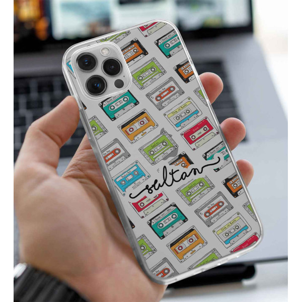 Kişiye Özel Kaset Tasarımlı Telefon Kılıfı (Sadece iPhone Modelleri)