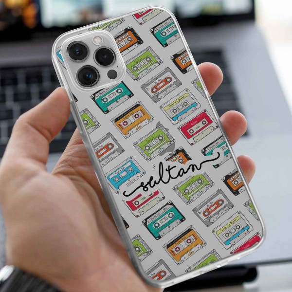Kişiye Özel Kaset Tasarımlı Telefon Kılıfı (Sadece iPhone Modelleri)