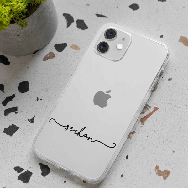 Kişiye Özel Şeffaf Telefon Kılıfı (Sadece iPhone Modelleri)