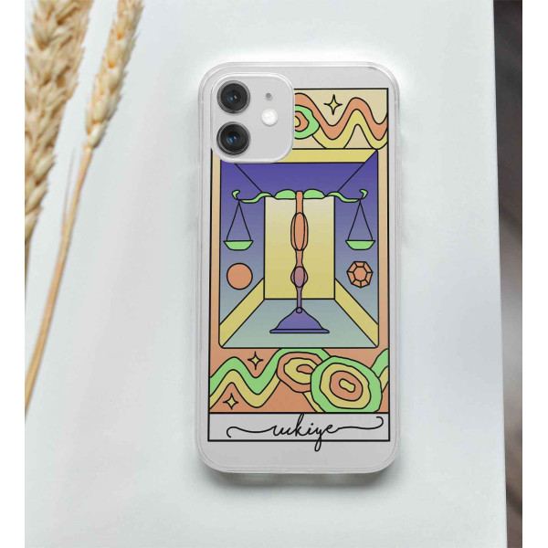 Kişiye Özel Terazi Burcu Telefon Kılıfı (Sadece iPhone Modelleri)