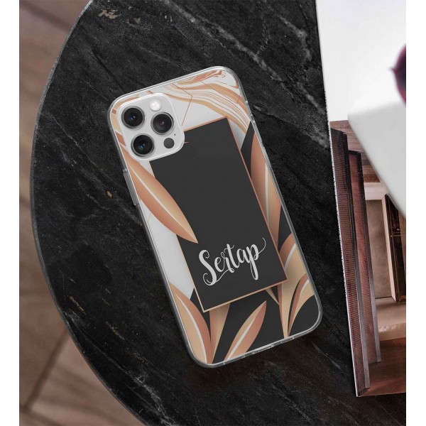 Kişiye Özel Yaprak Tasarımlı Telefon Kılıfı (Sadece iPhone Modelleri)