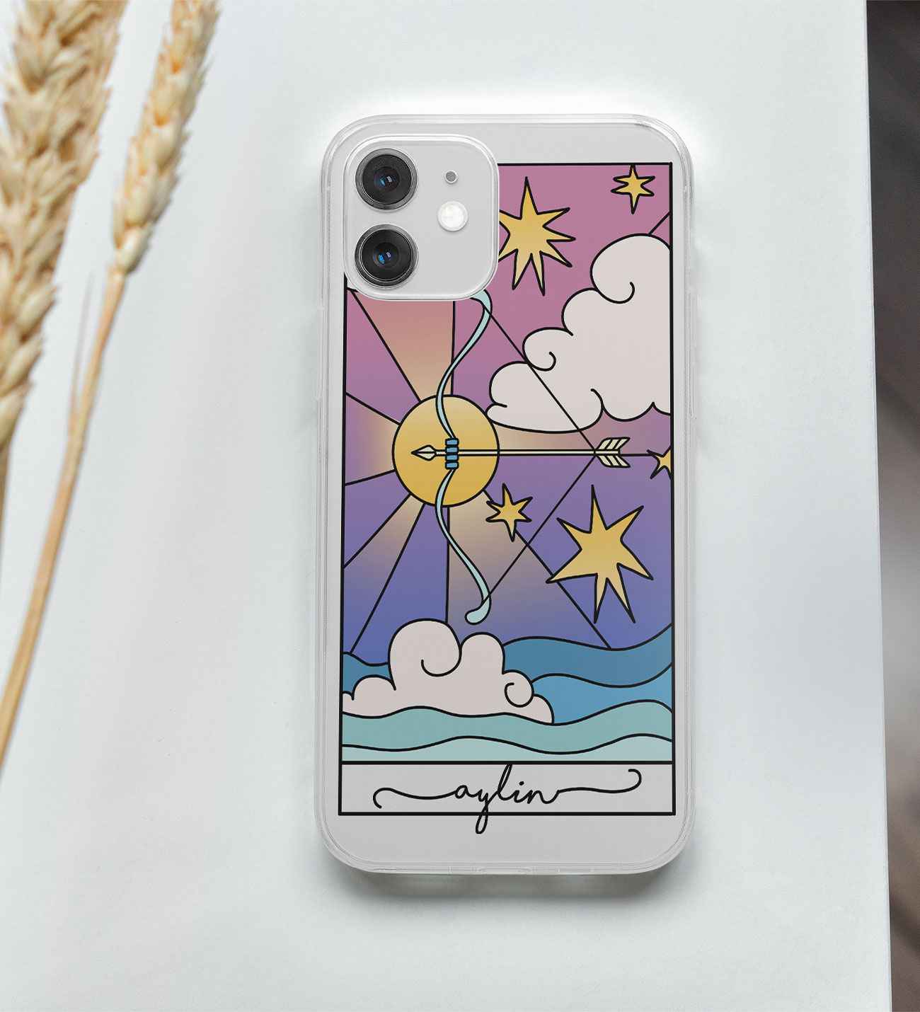 Kişiye Özel Yay Burcu Telefon Kılıfı (Sadece iPhone Modelleri)
