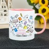 Kitap Kupa Bardak - Pembe Kitap Kupa Bardak - Pembe