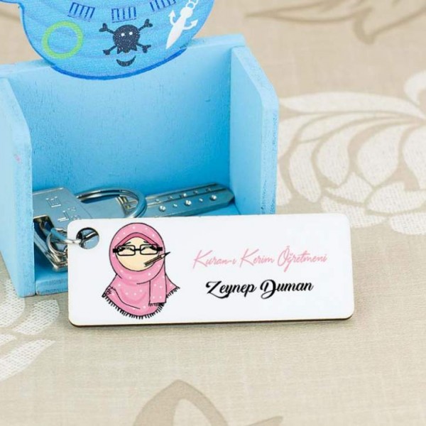 Kuran-ı Kerim Öğretmenine Hediye Anahtarlık