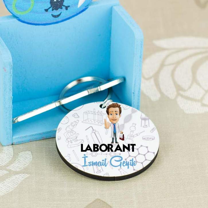 Laborant Anahtarlık Laborant Anahtarlık
