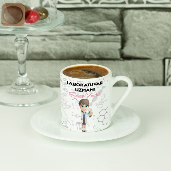 Laboratuvar Uzmanı Kahve Fincanı